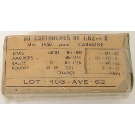 30 M-1 Carbine French Military Cartridges (BP994)