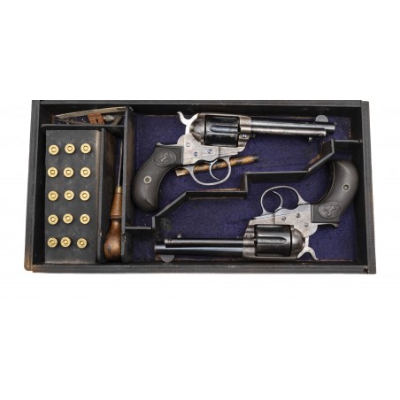 Double Cased Pair of Colt 1877 Lightning Revolvers (C19515)