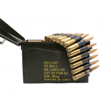 .50 BMG FMJ 100 Rounds (AN233)