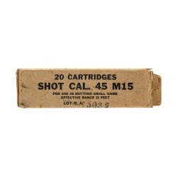 Box of .45ACP Shotshells...