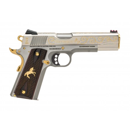 (SN:SCC020563)Custom & Collectable Firearms Limited Edition Colt 1911 Western Rope Pistol .45ACP (NGZ4432) New
