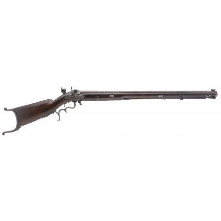 Swiss Schutzen Target Rifle marked “Des Ponds a Morges” (AL5914)