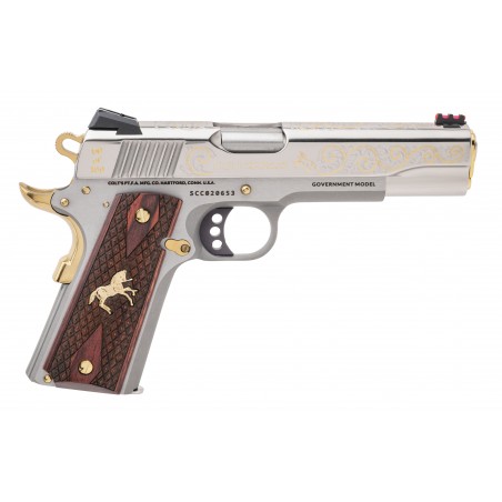 (SN:SCC020653) Custom & Collectable Firearms Limited Edition Colt 1911 Western Rope Pistol .45ACP (NGZ4434) New