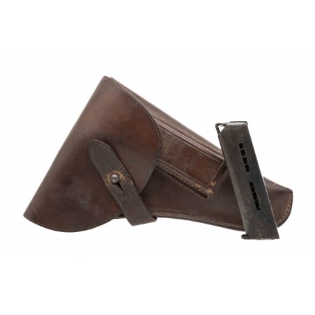 Leather holster & magazine for the MAB Model D pistol (MM5263) Consignment