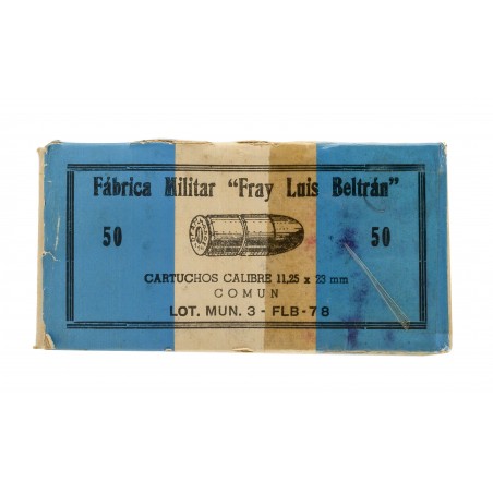 Fabrica Militar  "Fray Luis Beltran" 11.25x23mm Ammo 50 Rounds (AN245)