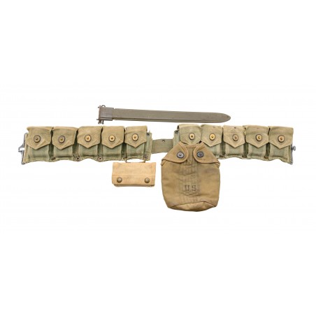 WW2 Cartridge belt with 80 rounds of .30-06 (MM5303) Consignment