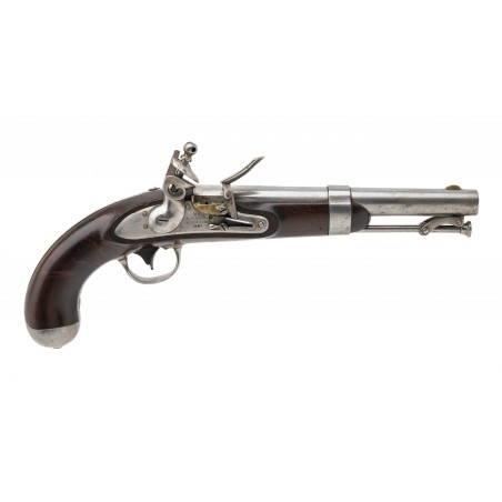 U.S. Model 1836 flintlock pistol by R. Johnson .54 caliber (AH8626)