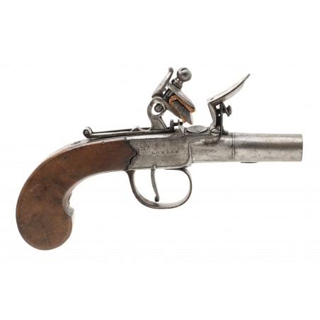 J & W. Richards flintlock muff pistol .44 caliber (AH8660) CONSIGNMENT