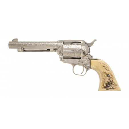 Colt Single Action Army Custom Engraved Revolver .22 Hornet (C20110)