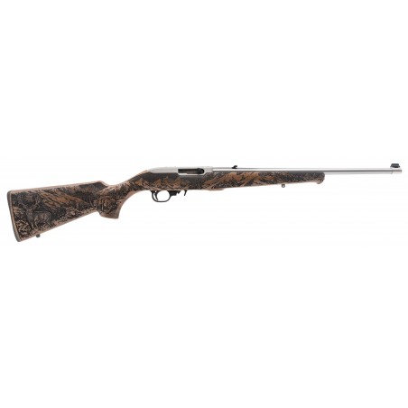 ( SN: 0025-05838) Ruger 10/22 Sporter Mule Deer Engraved Edition Rifle .22 LR (NGZ4684) New