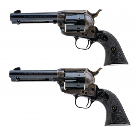 Consecutive Pair Of Colt Single Action Army 3rd Gen Revolvers .357 Magnum(C20249)