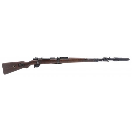 WWII German 1938 42 code Mauser K98 rifle with Grenade launcher (R42659)