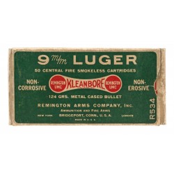 Box of 9mm Luger Kleanbore...