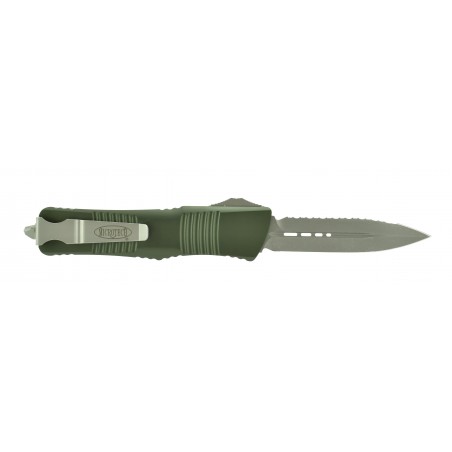 Microtech Combat Troodon Double Edge OD Green Apocalyptic Full Serrated Automatic (K2094)