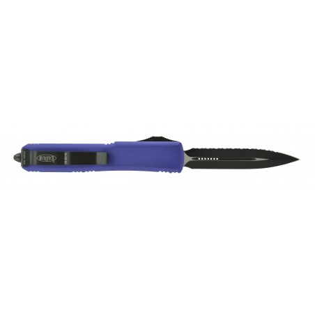 Microtech Ultratech Purple Double Edge Full Serrated Automatic (K2077)