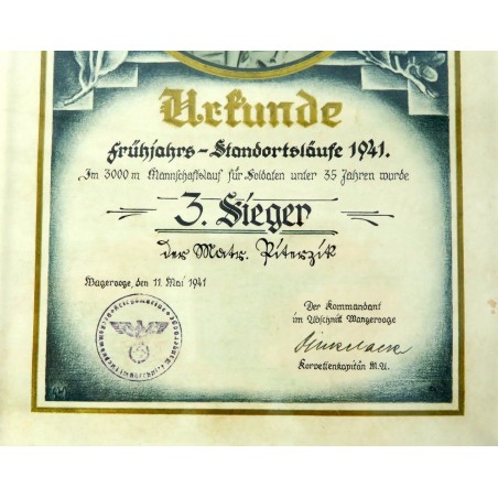 Nazi Sports Award 1941 (MM1109)