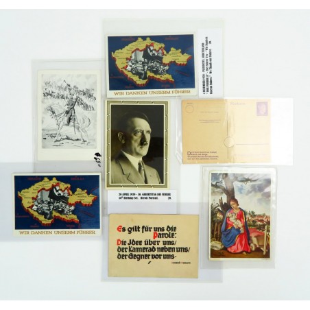 Lot of 7 Nazi Era Post Cards (MM1104)