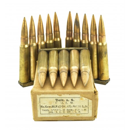 German WWII 8mm Ammunition Dated 1936 (MM1306)