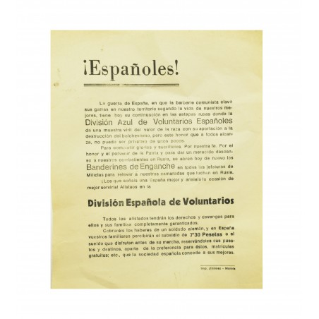 Original Spanish Volunteer Notice (MM1288)