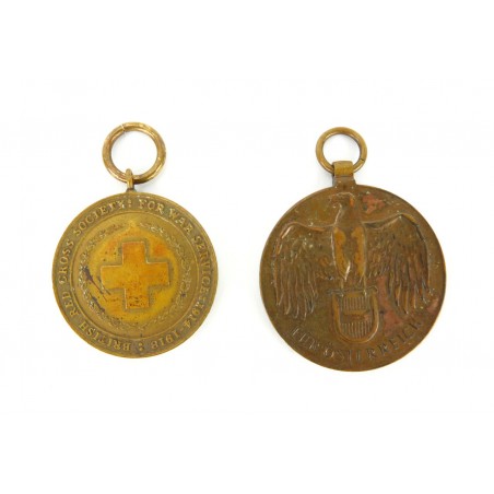 Austrian WWI Service Medal and Red Cross Medal (MM984)