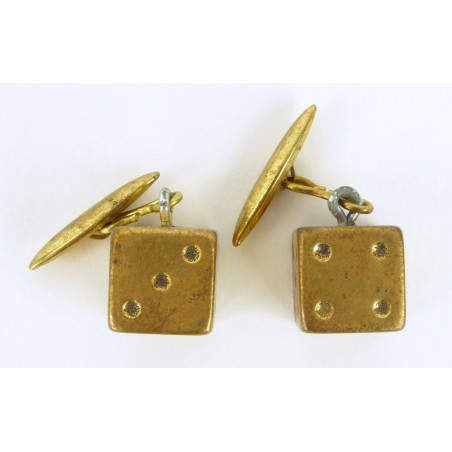 Vintage Gold Toned  Cuff Links (MM844)