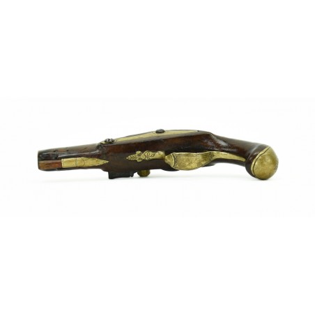 French Brass Flintlock Pistol (AH4188)