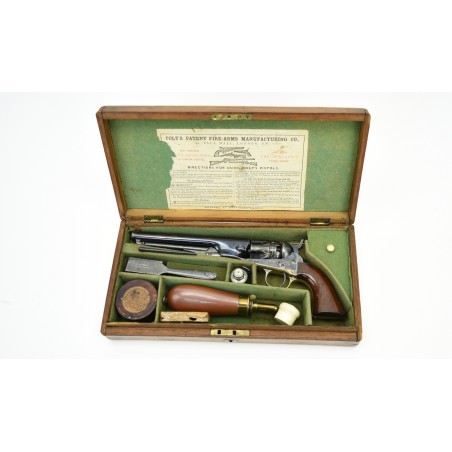 Factory Cased London Colt 1862 Police Revolver (C12418)