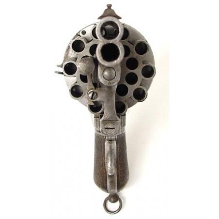 Rare 20-Shot Engraved Pinfire revolver (AH2285 )