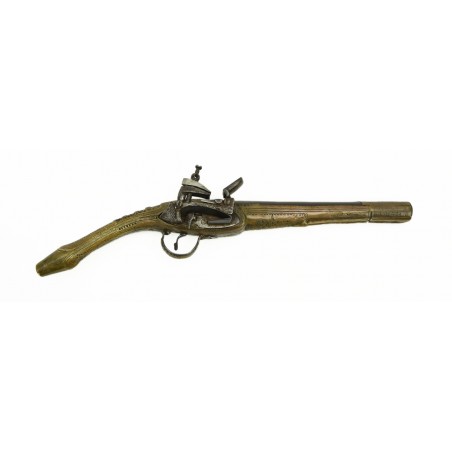 Albanian Rat Tail Flintlock Pistol (AH4215)