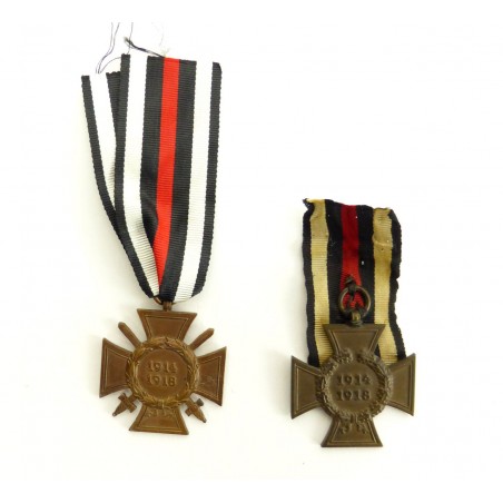1914-1918 War Cross With Swords and Without Swords (MM797)