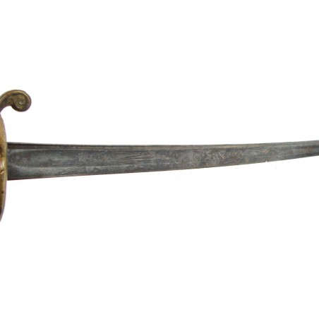 U.S. 1850 Foot Officer Sword with Confederate Inscription (SW937 )