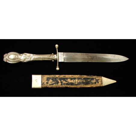 English Spear Point Cutlery Handle Bowie Knife (K923)