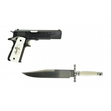 Colt/Lile Lone Wolf Gonzaullas Texas Ranger Knife and Gun Set (C12876)