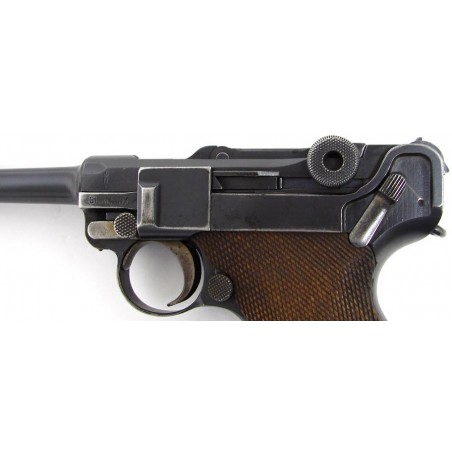 DWM P-08 9mm Para caliber pistol. 1920 commercial in scarce caliber. Very fine condition. (pr8239)