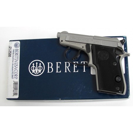 Beretta 21A .22 LR caliber pistol. Stainless steel model. Like new with box. (pr8667)