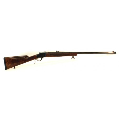 Browning 1885 .45-70 Govt caliber rifle with octagon barrel. Pre-owned. (r1977)