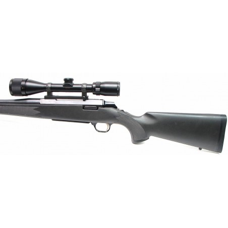 Browning A-Bolt .270 Win. caliber rifle. Synthetic stock with Bushnell 4X12 scope. Very good condition. (R10910)