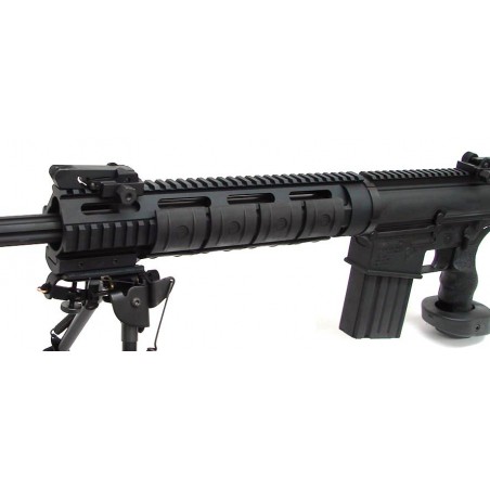 DPMS Inc LRT-SASS .308 Win caliber rifle with quad rail, flip up sights ...