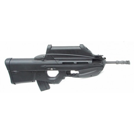 FN FS2000 5.56x45mm caliber new model bullpup battle rifle with 1.6x optical sight. Black stock. New. (r7644)