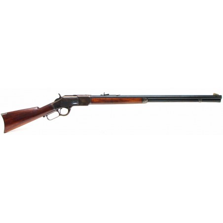 Winchester 1873 32-20 caliber rifle. Manufactured approximately 1903. Excellent bore. Barrel and tube have about 98% (W5704)