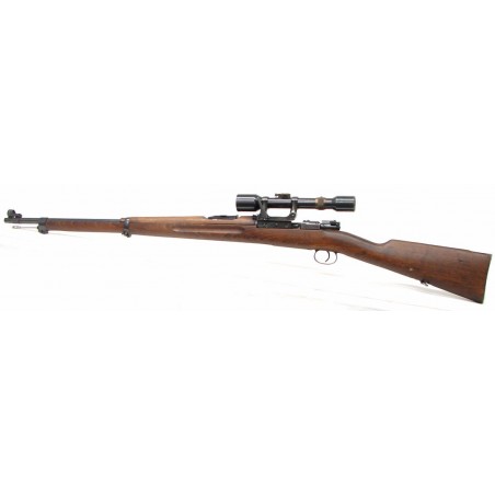 Carl Gustafs 1896 6.5x55 Swedish caliber rifle. 1911 chamber date. Gun Arsenal converted to a sniper in early 1940s. (r8469)