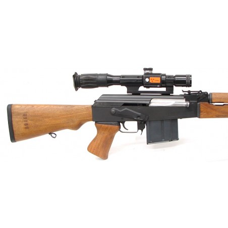 Yugoslavian M76 8mm caliber rifle. Top quality AK sniper rifle in unusual 8mm caliber with scope. New. (r8545)