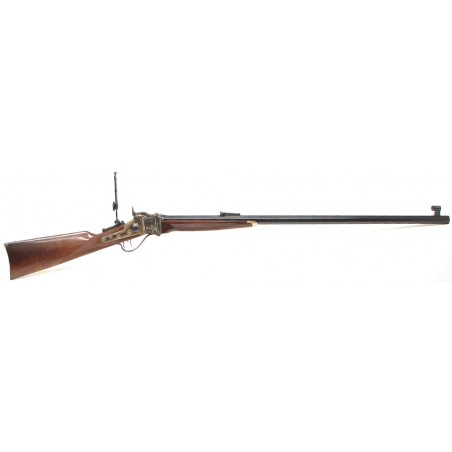 Pedersoli 1874 Sharps .45-90 caliber rifle. Billy Dixon model with 32" octagon barrel and long range Vermer sight. In (r9221)