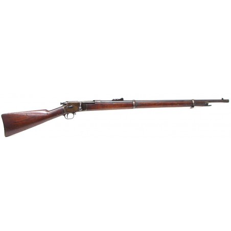 Winchester Model 1883 Hotchkiss Musket .45-70 caliber rifle. Excellent bore. Barrel has about 90% blue and receiver h (W4378)