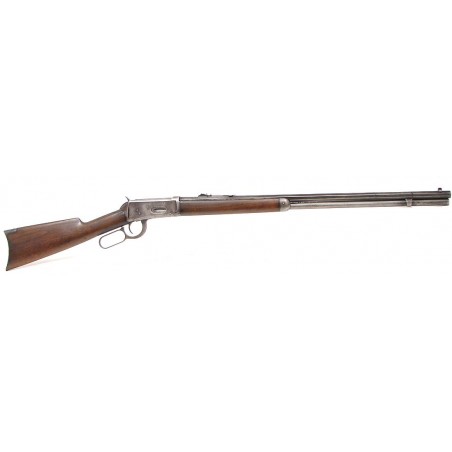 Winchester 1894 .32 WS caliber rifle. Manufactured in about 1899. Has strong rifling and dark in grooves. Full (w3905)