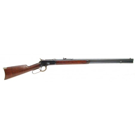 Winchester 1892 .38-40 caliber rifle. Serial number 70543 manufactured 1893. 97-98% blue, 60% case colors. Exc (w3627)