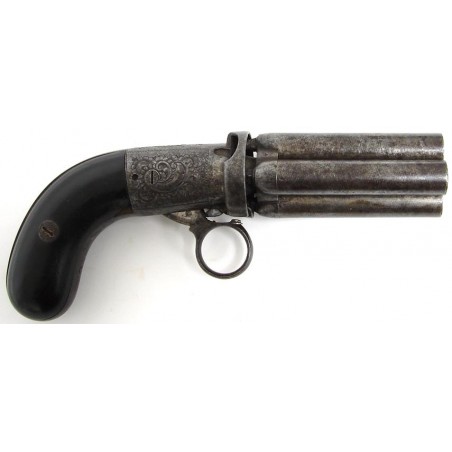 French Mariette Style Ring Trigger Pepperbox (AH1840)