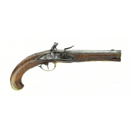 German Flintlock Pistol with aspects of French Features (AH5629)