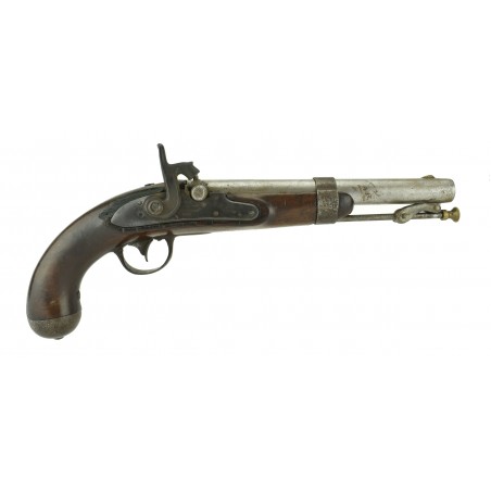 U.S. Model 1836 Flintlock Pistol Converted to Percussion (AH5621)