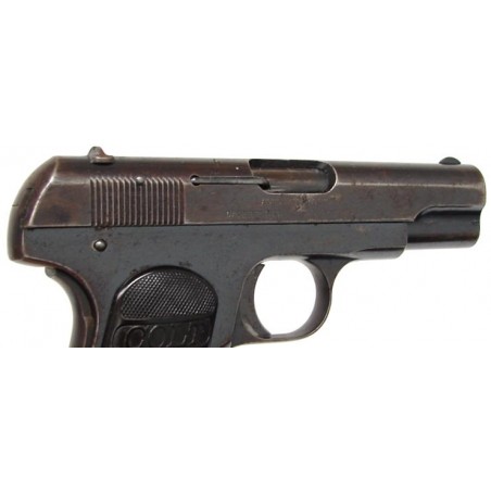 Colt 1903 .32 ACP caliber pistol. Early pre-war pocket model with about 40% original high luster blue. (c3836)